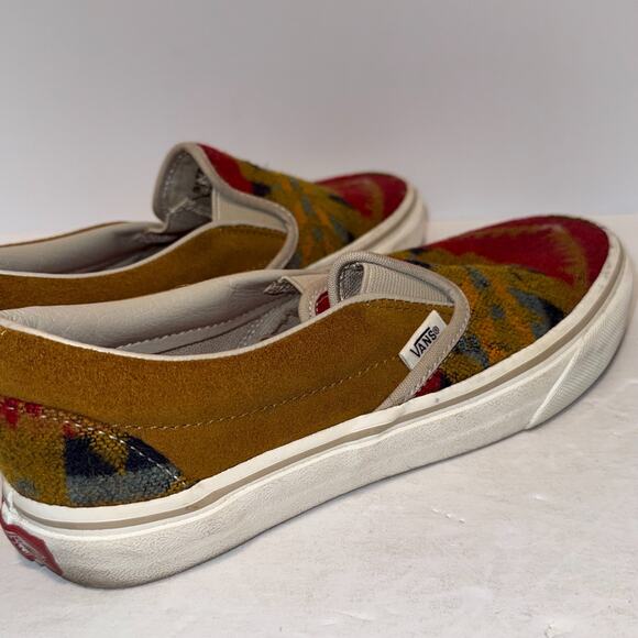 RARE Vans All Nations Skate Jam Limited Pendleton Slip On Sz 5.5 Van Doren main image 5